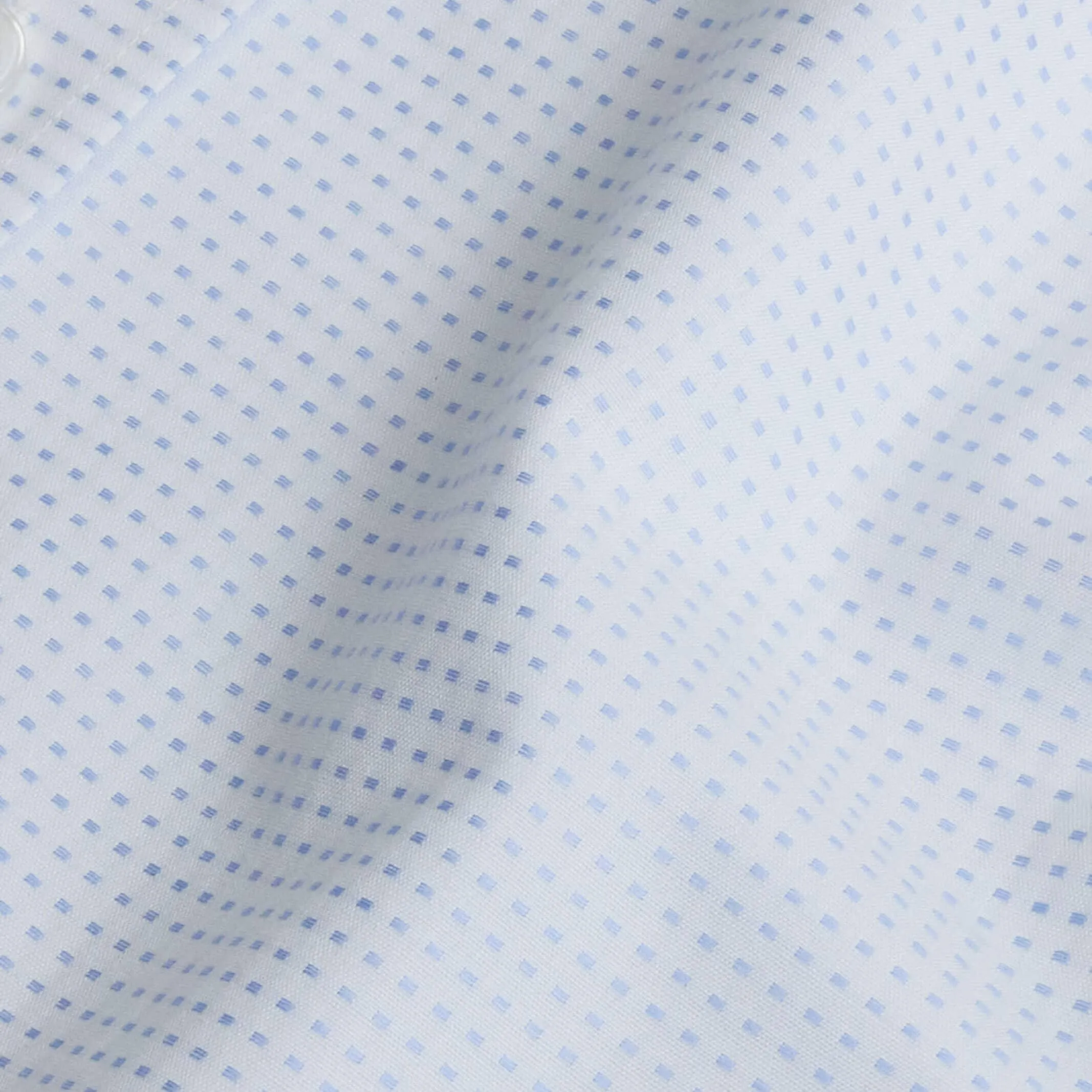 The Blue Kensington Non Iron Dot Custom Shirt
