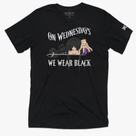 The On Wednesdays we wear black Tee