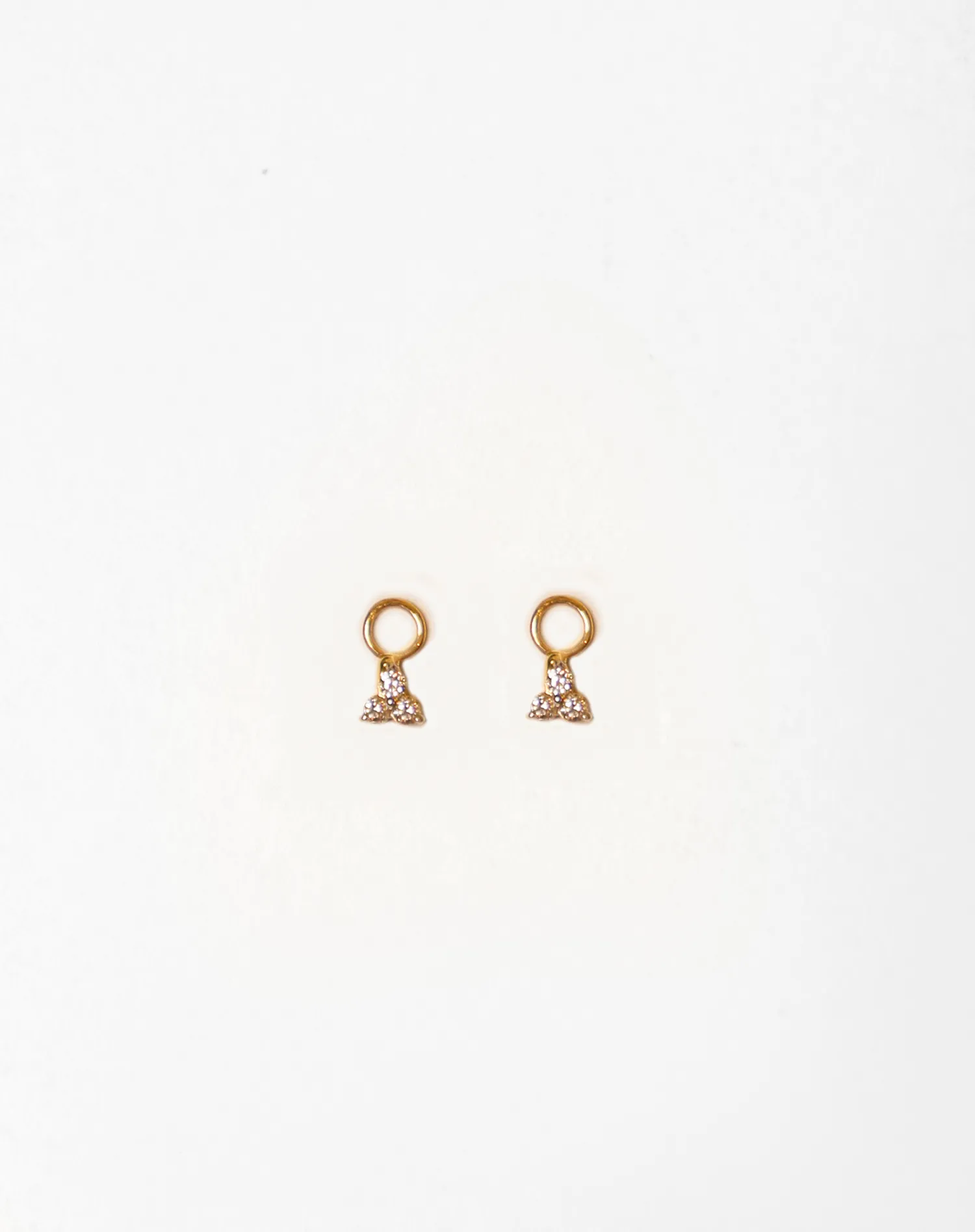 Trinity Diamond Hoop Earrings Set