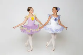 Tutu - Purple with Flowers