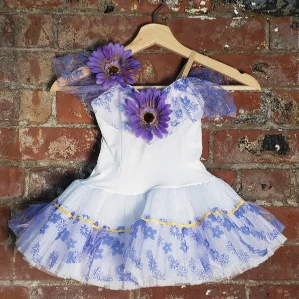 Tutu - Purple with Flowers