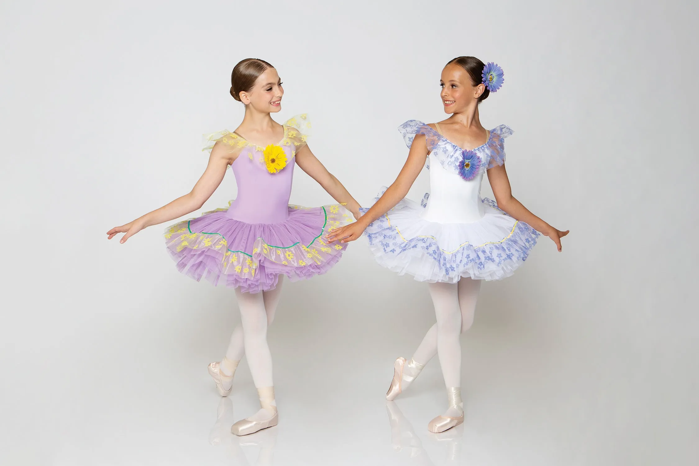 Tutu - Purple with Flowers