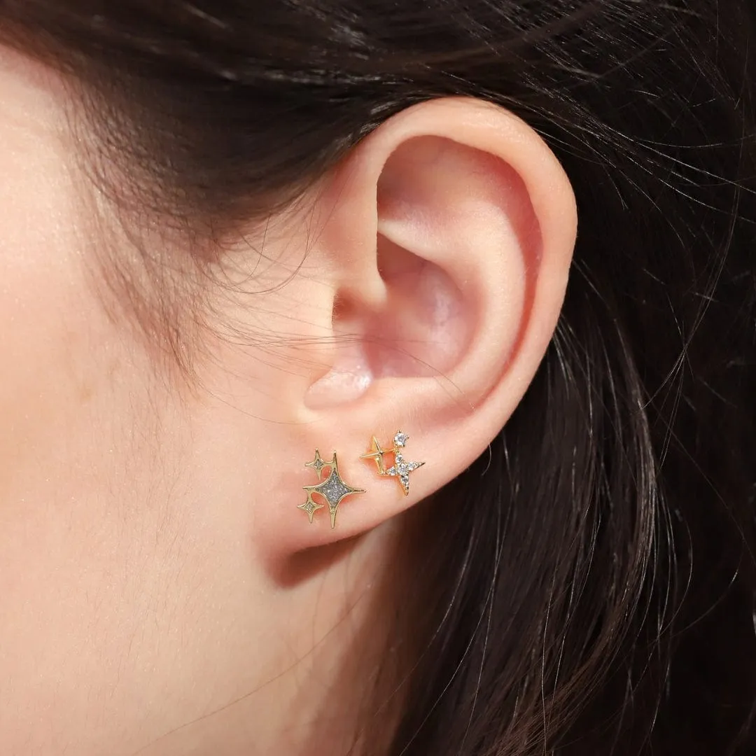 Twinkling Star Studs Earrings