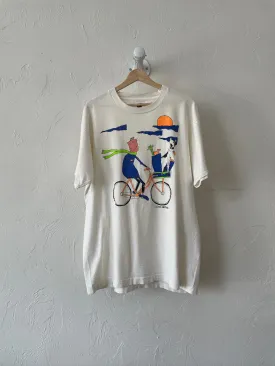 Vintage 90s Louis Garnau Bike T-Shirt L/XL