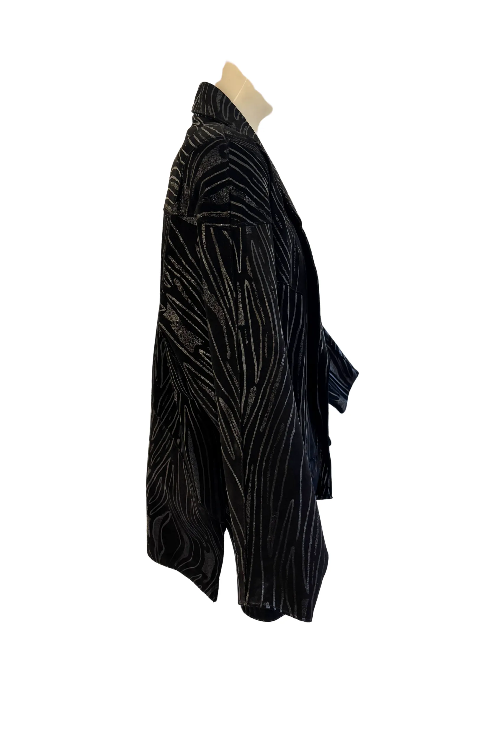 Vintage faux leather jacket, L