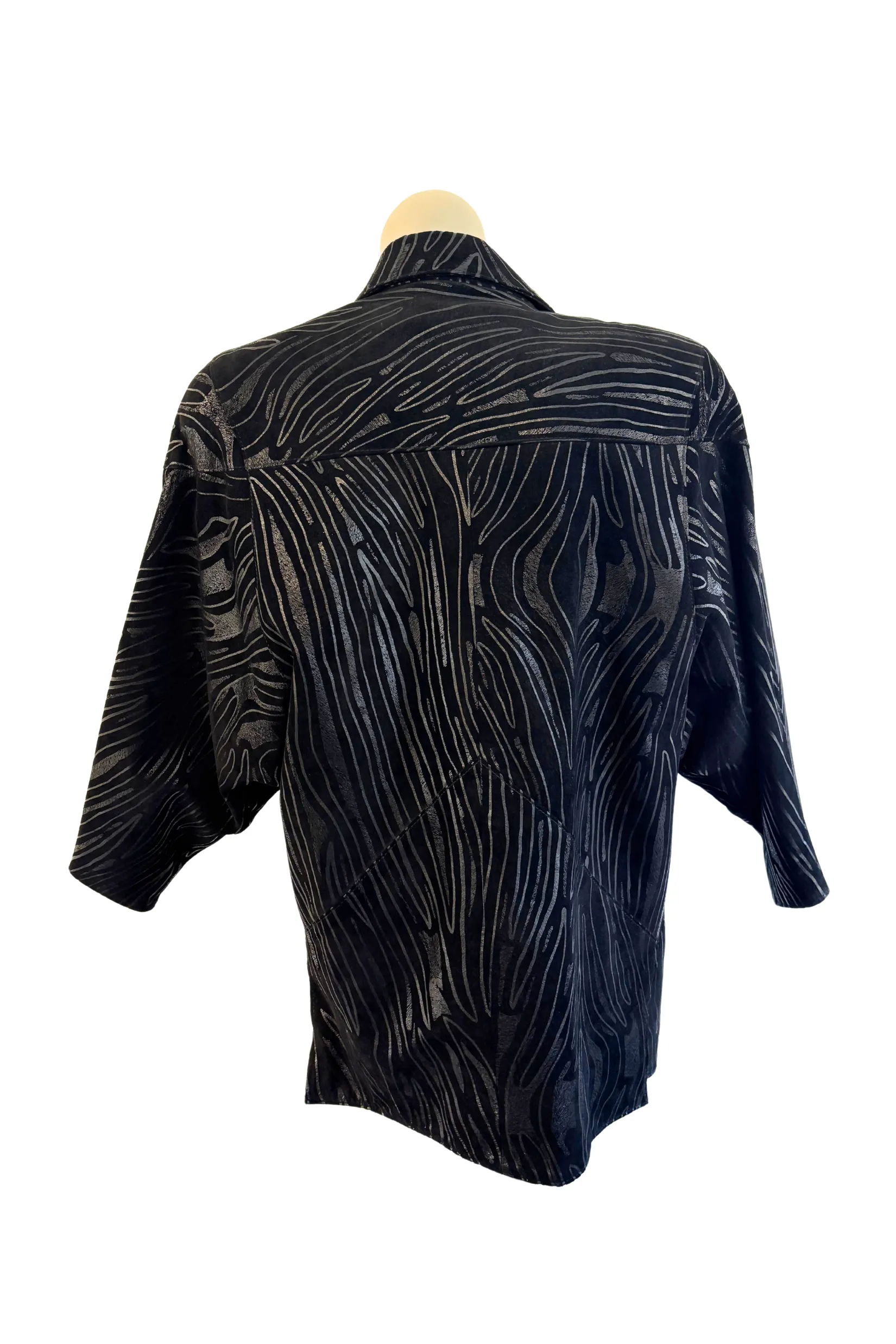 Vintage faux leather jacket, L