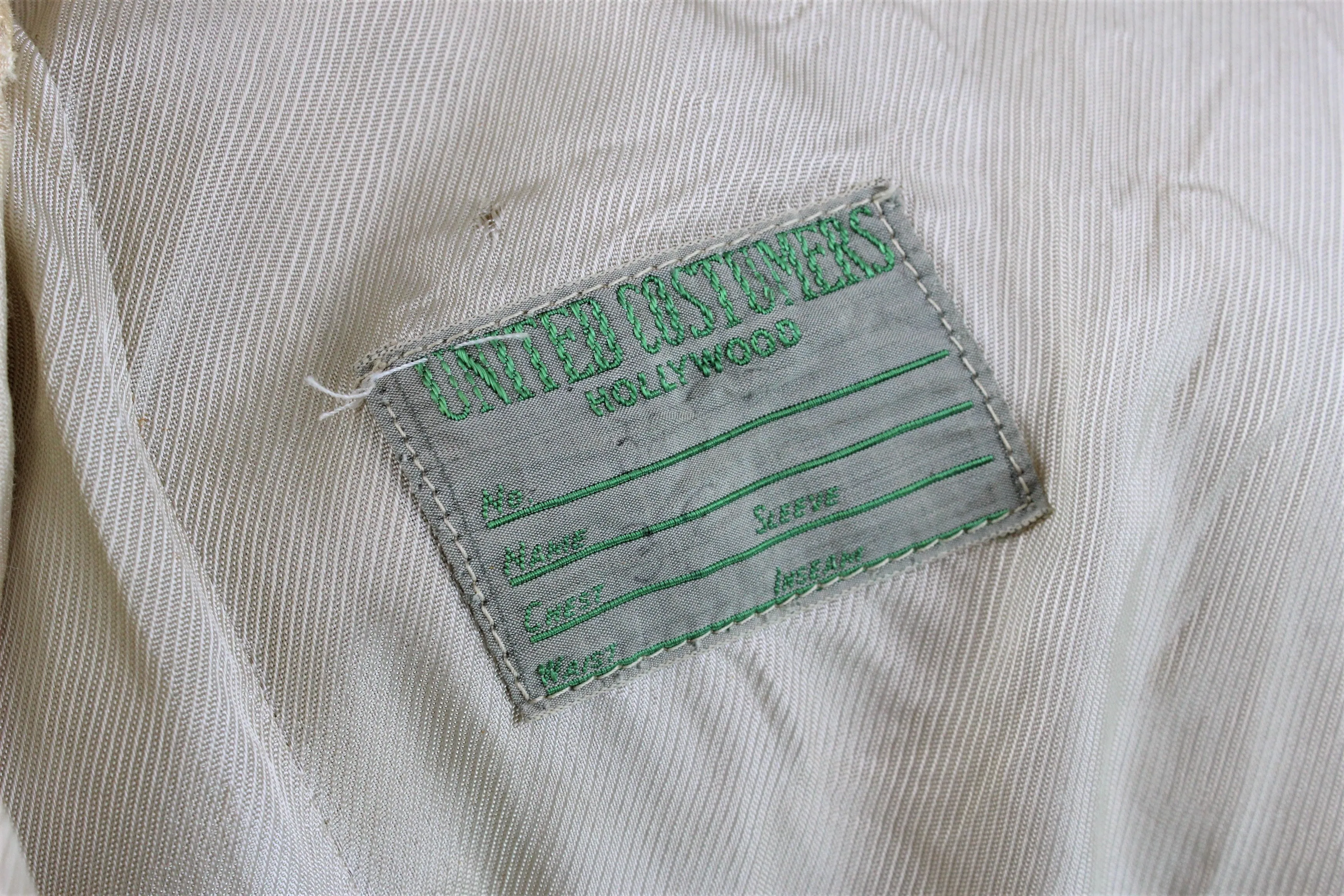 Vintage Hollywood Costume Military Jacket