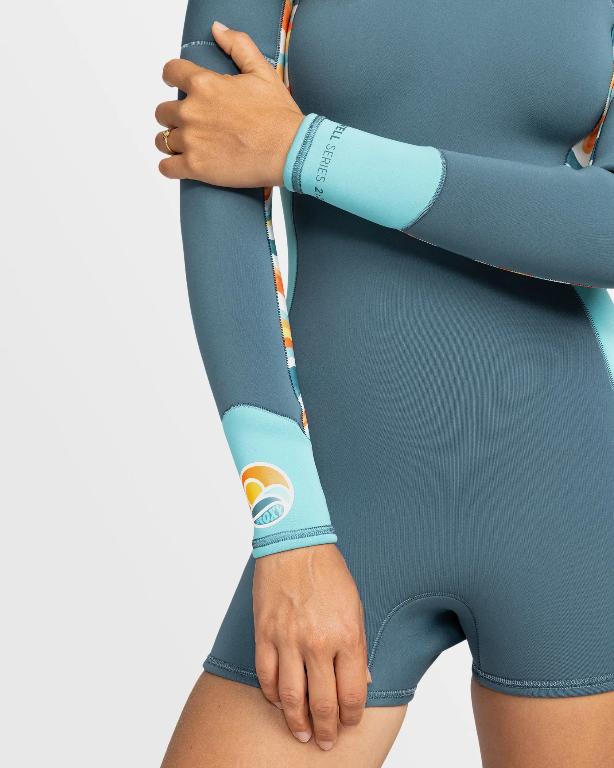 Womens 2Mm Swell Series Long Sleeve Back Zip Springsuit