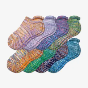 Youth Space Dye Gripper Ankle Sock 8-Pack